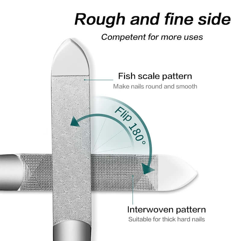 ClearNail Pro™ Stainless Steel Nail File