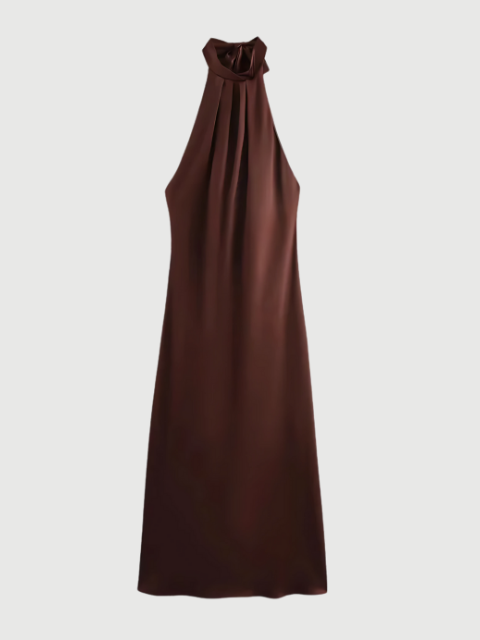 The Sofia Satin Maxi Dress